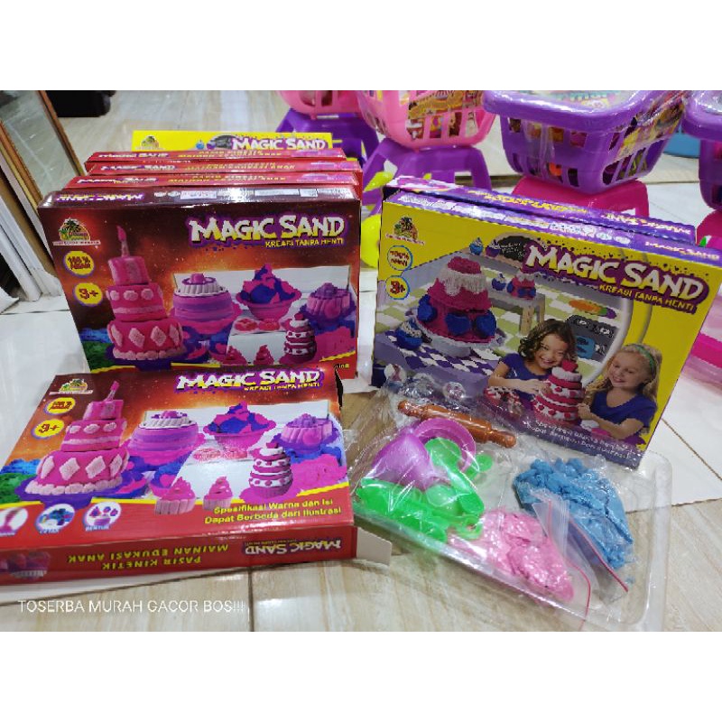 Mainan pasir ajaib Box&cetakan
