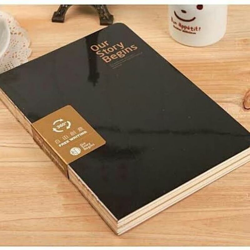 

Our Story Begins Sketchbook Jilid Jahit A6 /A5 White Kraft 2 Side