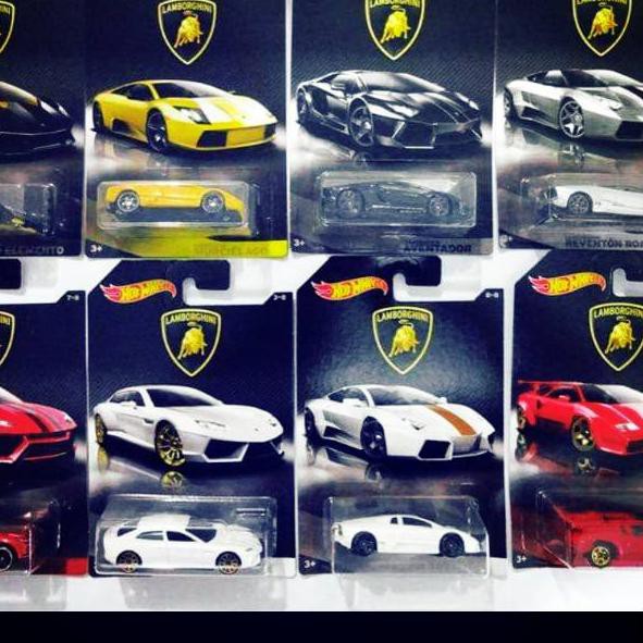 Terbaru Lot Hot Wheels Set Lamborghini Lot 8 pcs ,