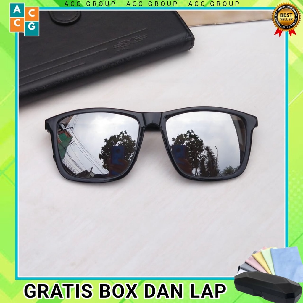 Kacamata Aviator Retro Perlindungan Mata Free Box dan Lap