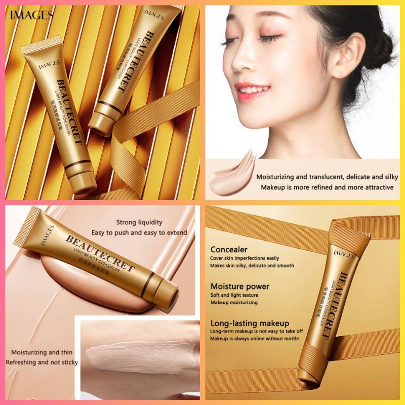 Medan Termurah by Images Concealer gold tube beautecret light beauty