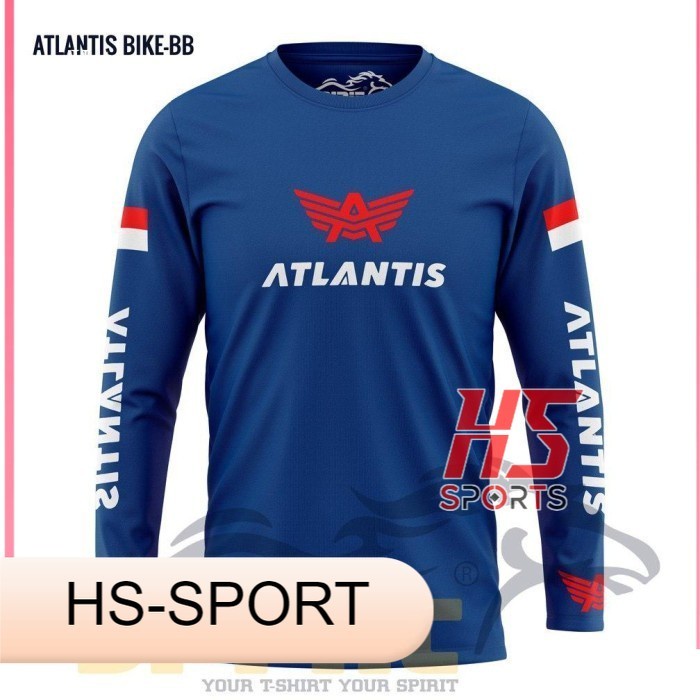 KAOS SEPEDA BAJU SEPEDA ATLANTIS BIKE PRIA LIPAT MTB LENGAN PANJANG - XS