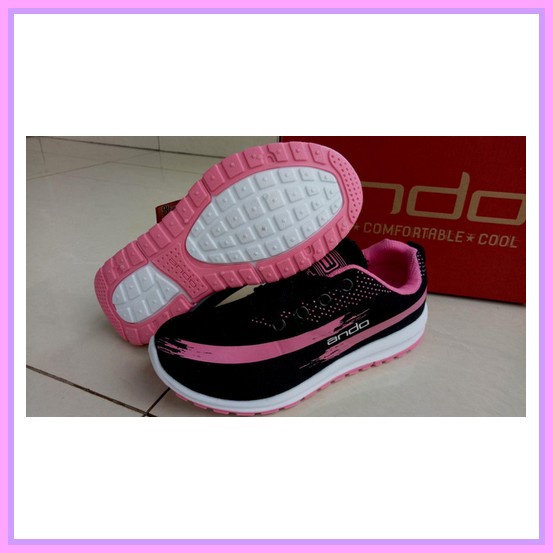 Ori Sale 70% Sepatu Anak Sekolah  Alver Hitam Dan Abu Sepatu Sekolah Ando Lindsey, Sepatu Sekolah An