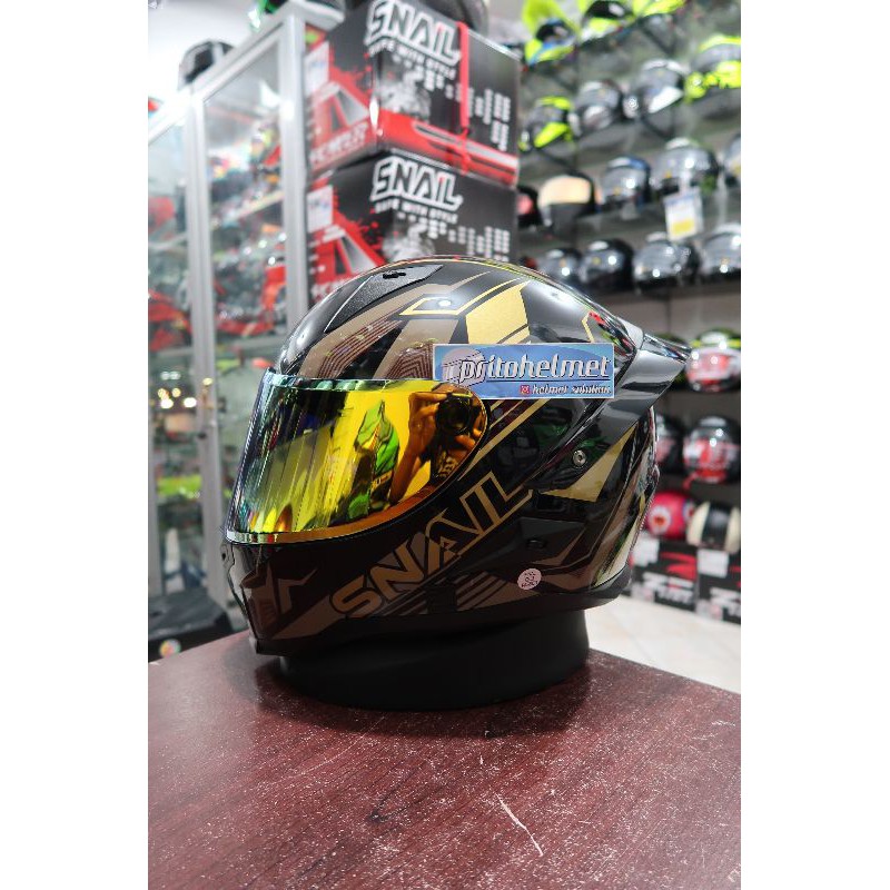 Snail FFS1 Identity Gold Black Varian Visor Red Gold Silver Blue Dark