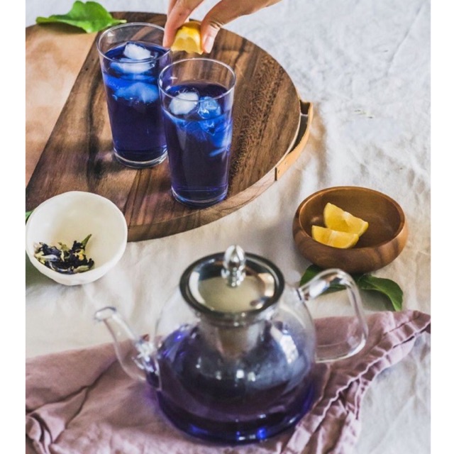 Organic&amp;Joy •Bunga Telang Kering/ Dried Blue Pea/Butterfly pea (herbal tea,immune booster,vitamin,antioksidan)