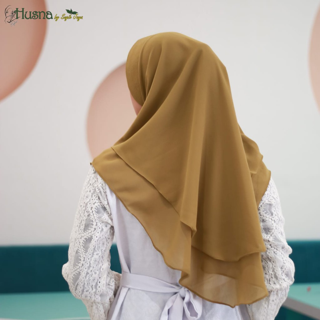 Husna Khimar Mini Ziggy Swarovski Ceruty Babydoll