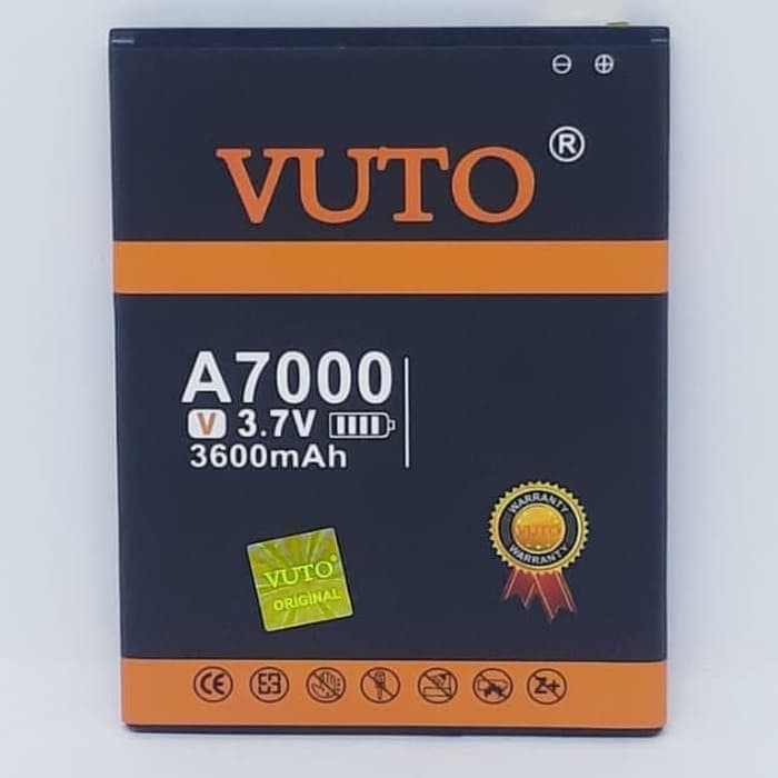 Double Power Battery Batre Baterai Vuto Lenovo A7000 BL243