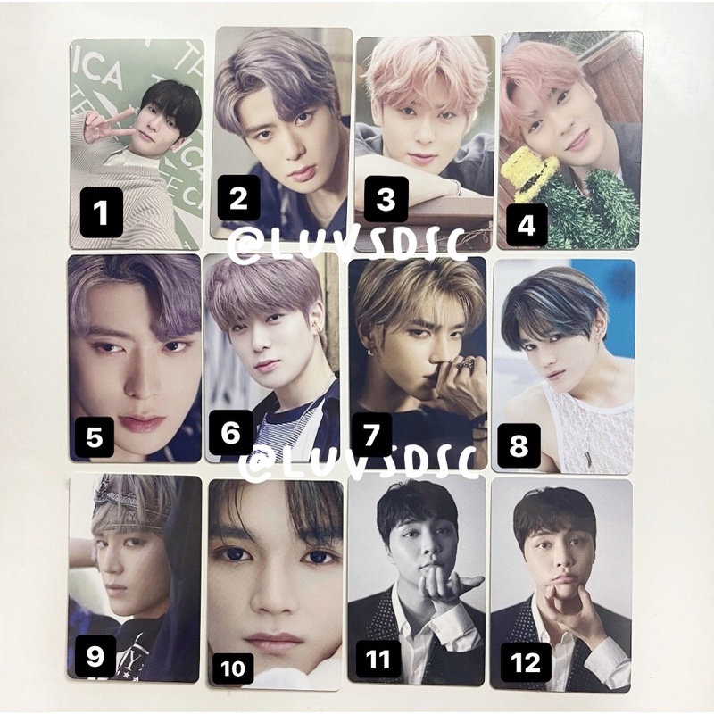 NCT Jaehyun Taeyong Johnny Dicon Photocard