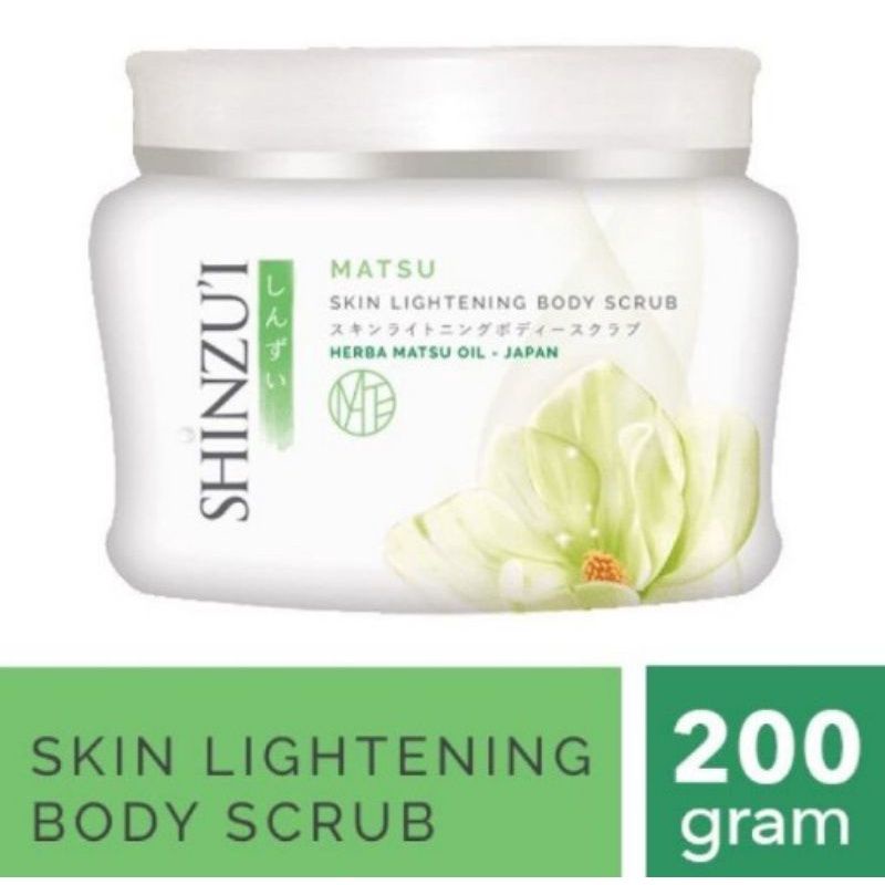 ORI 100% Shinzu'i Skin Lightening Body Scrub 200gr Lulur