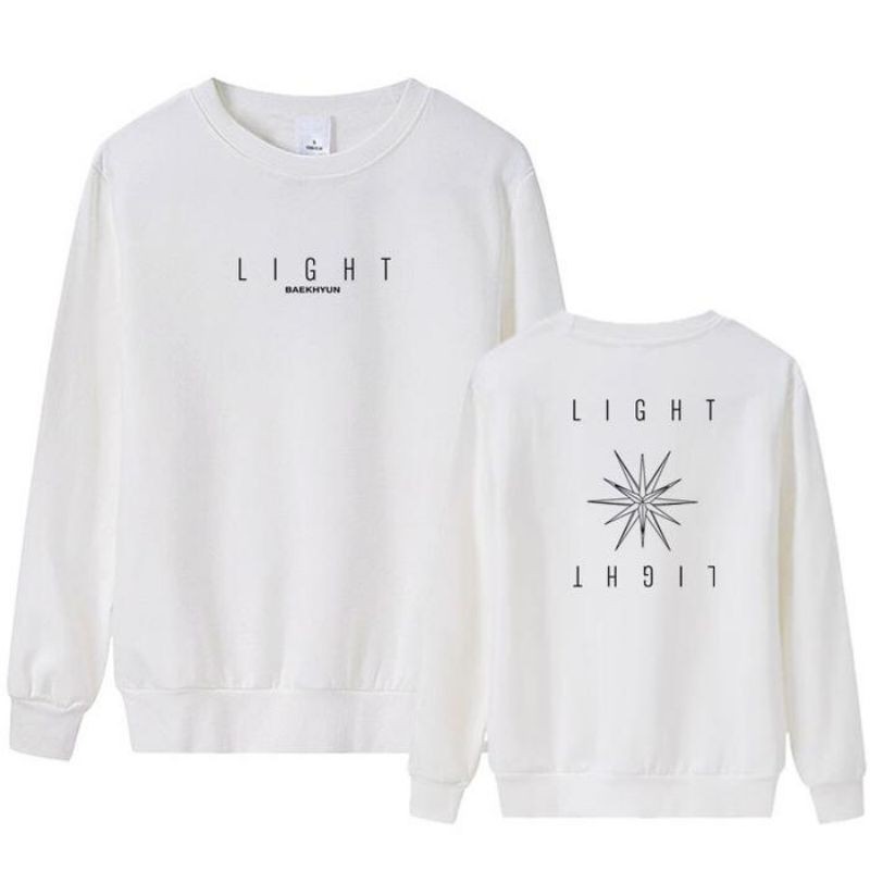 Sweater Basic EXO Baekhyun Light Konser