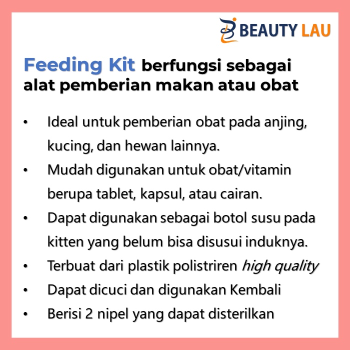 FEEDING KIT KUCING PELONTAR PIL KUCING ANJING ALAT BANTU MINUM OBAT KUCING ANJING  SEPETAN SPETAN SPET