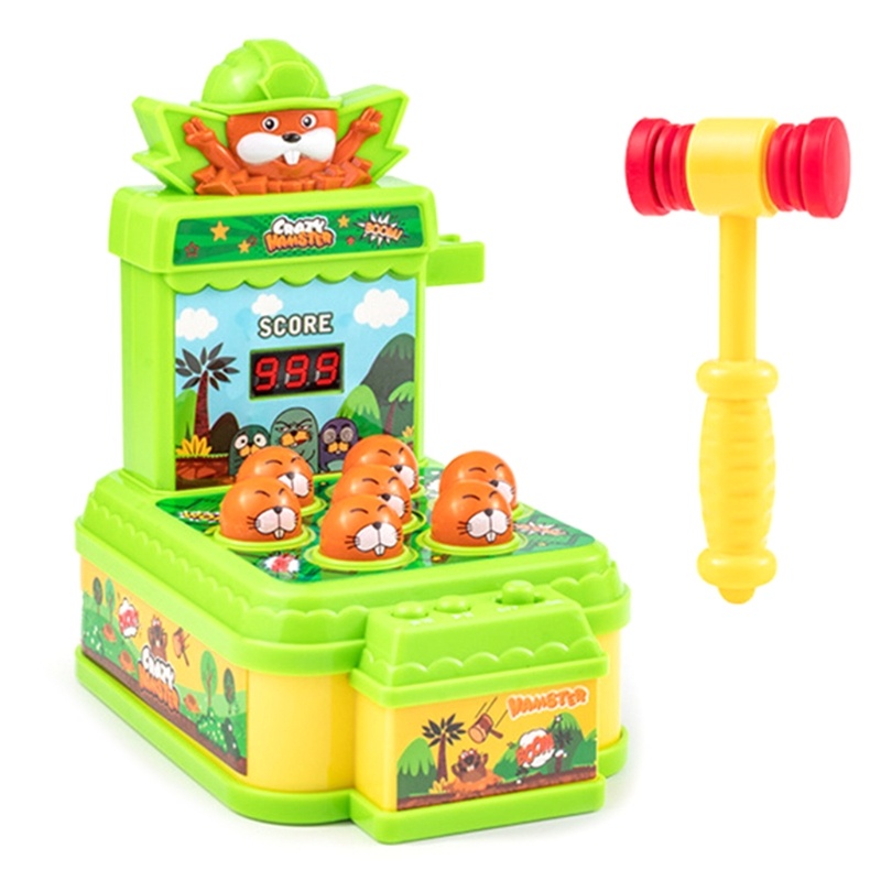 Mary Baby Whack the Mole Game Mainan Untuk Anak 3 4 5+tahun Yang Dioperasikan Koin Pon Arcade