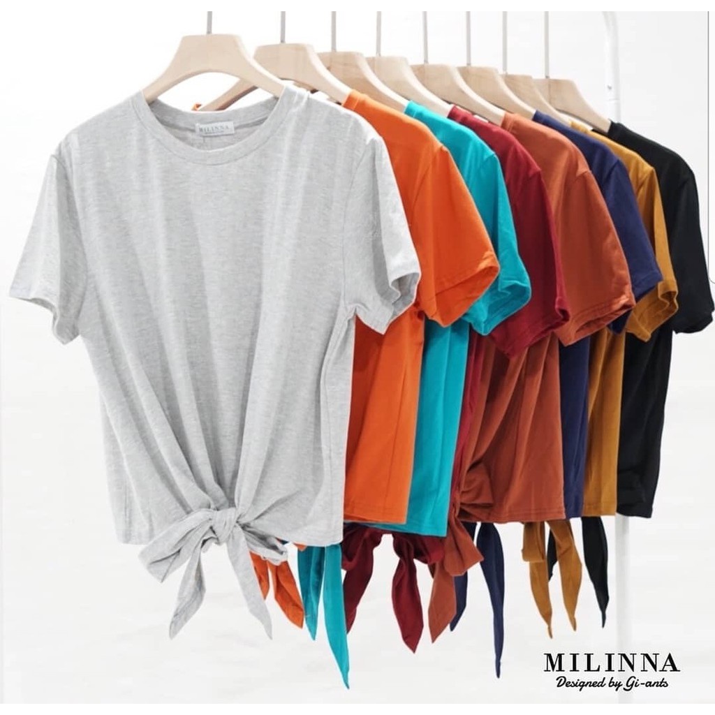 RX FASHION - LIMITED SALE KAOS TSHIRT MILINNA IKAT / VNECK BASIC