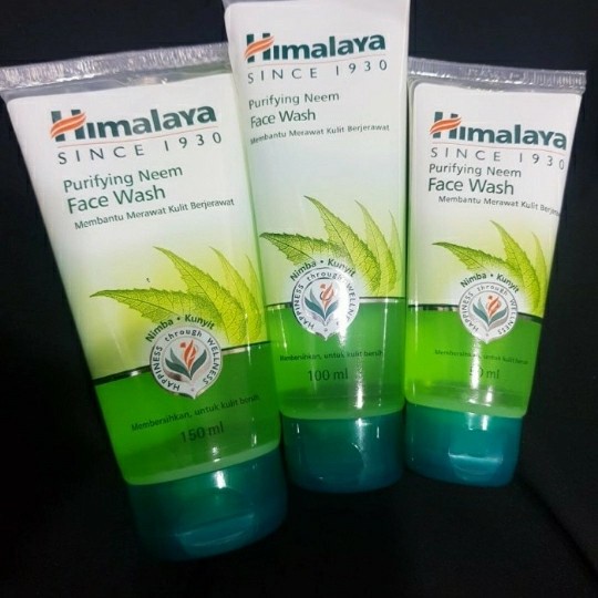 Himalaya Purifying Neem Face Wash dan SCRUB 100ml dan 50ml--NEEM FACE WASH