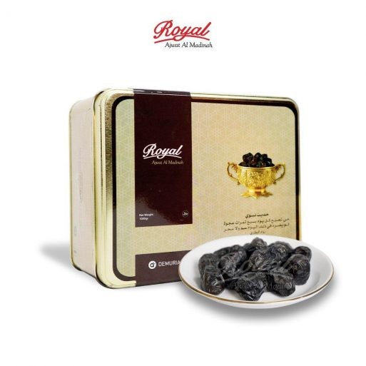 

Kurma Terbaru - Kurma Royal Ajwa Al-Madinah 850 Gram Kurma Nabi Premium Quality