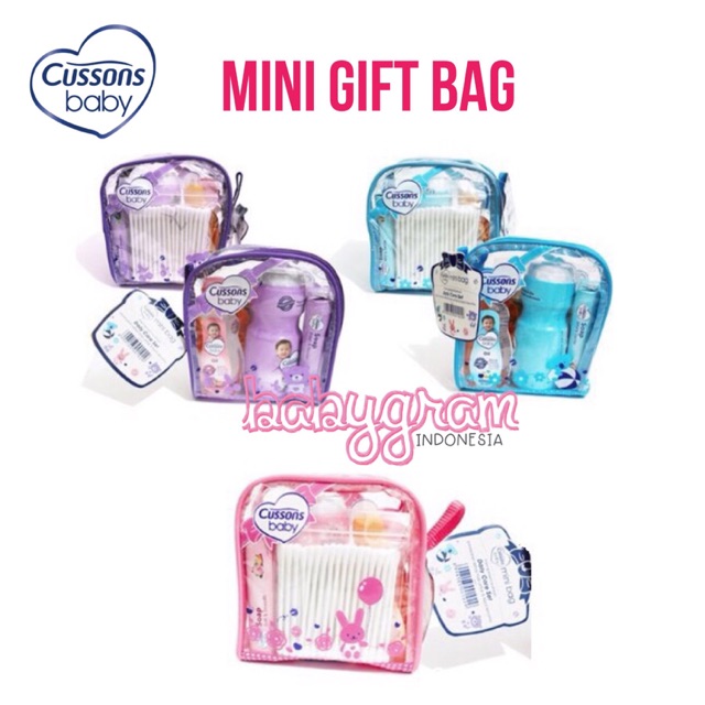 Cussons Baby Daily Essential Pack Mini Gift Bag Set Hadiah isi 4