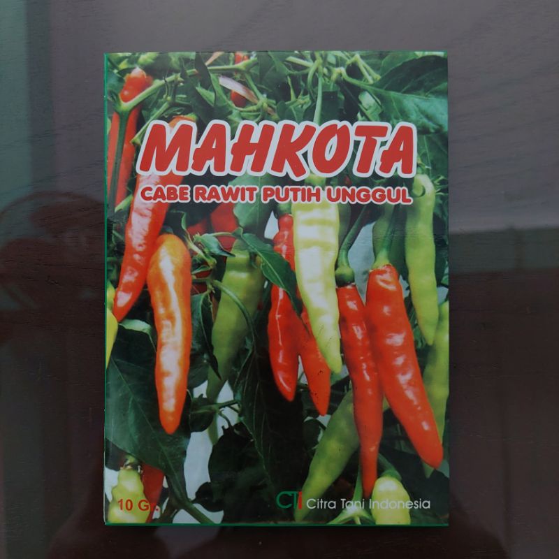 Benih Cabe Rawit putih / gajih / setan Unggul MAHKOTA
