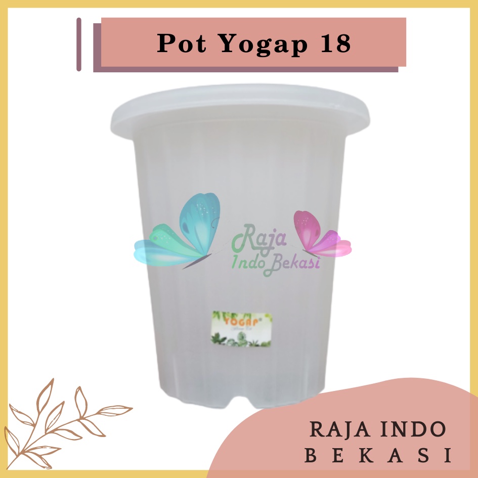 Pot Yogap 18 Transparan Bening Clear Pot Yogap 17 20 Yoga 18 19 25 BENING PUTIH Tinggi Tebal Murah