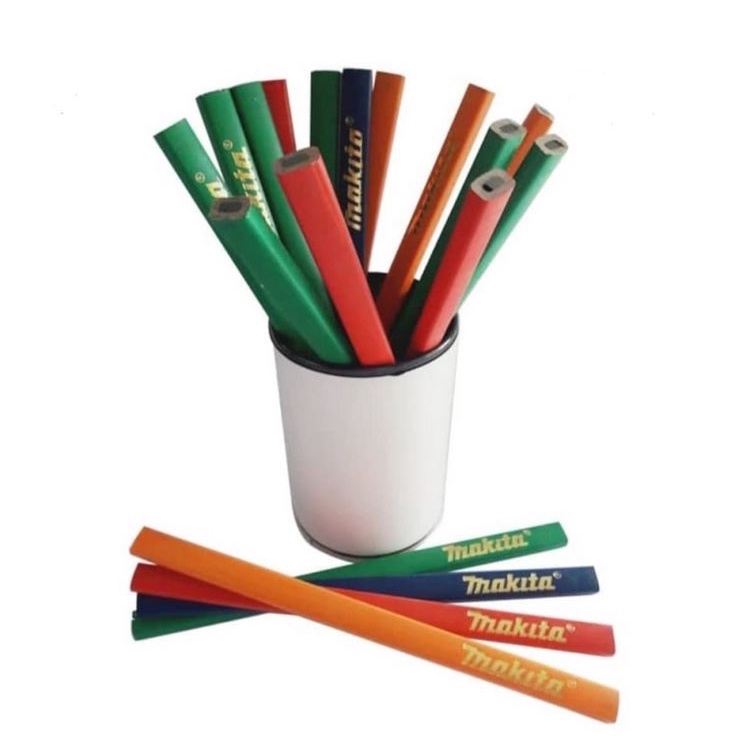 

Pensil Tukang MAKITA Bangunan Peralatan Pola Tulis Sketsa Arsitek Kuli Kayu Warna Warni Color Colorful Colour Prakarya Kerajinan Craft Crafting Art Seni Kesenian Kertakes Homestuff Peralatan Alat Perlengkapan Home Stuff Lengkap DIY Shopping Arena Malang