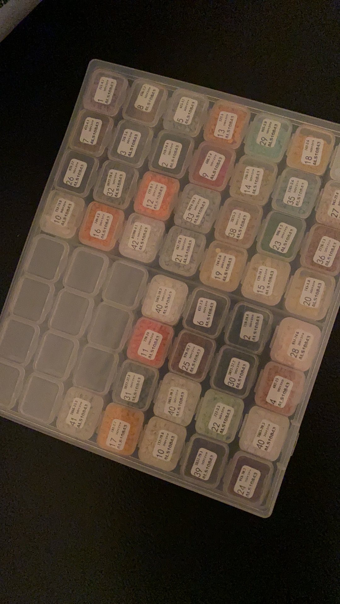 Storage 56 Grids 5d Diy Diamond Painting Drill Box Jewelry Box Rhinestone Storage Box Nail Storage