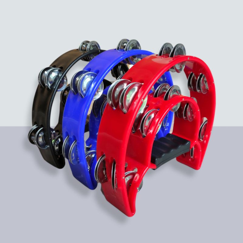 Alat Musik Tamborin Tambourine Double Ring Kecrekan Tambourine