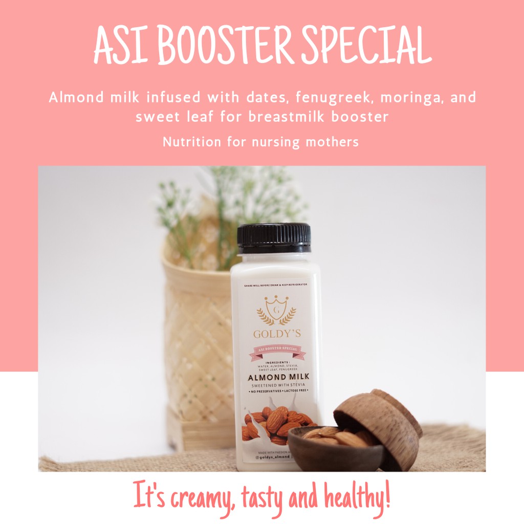 

ASI Booster Original | Susu Almond | Pelancar ASI | Almond Milk | Susu Ibu Menyusui