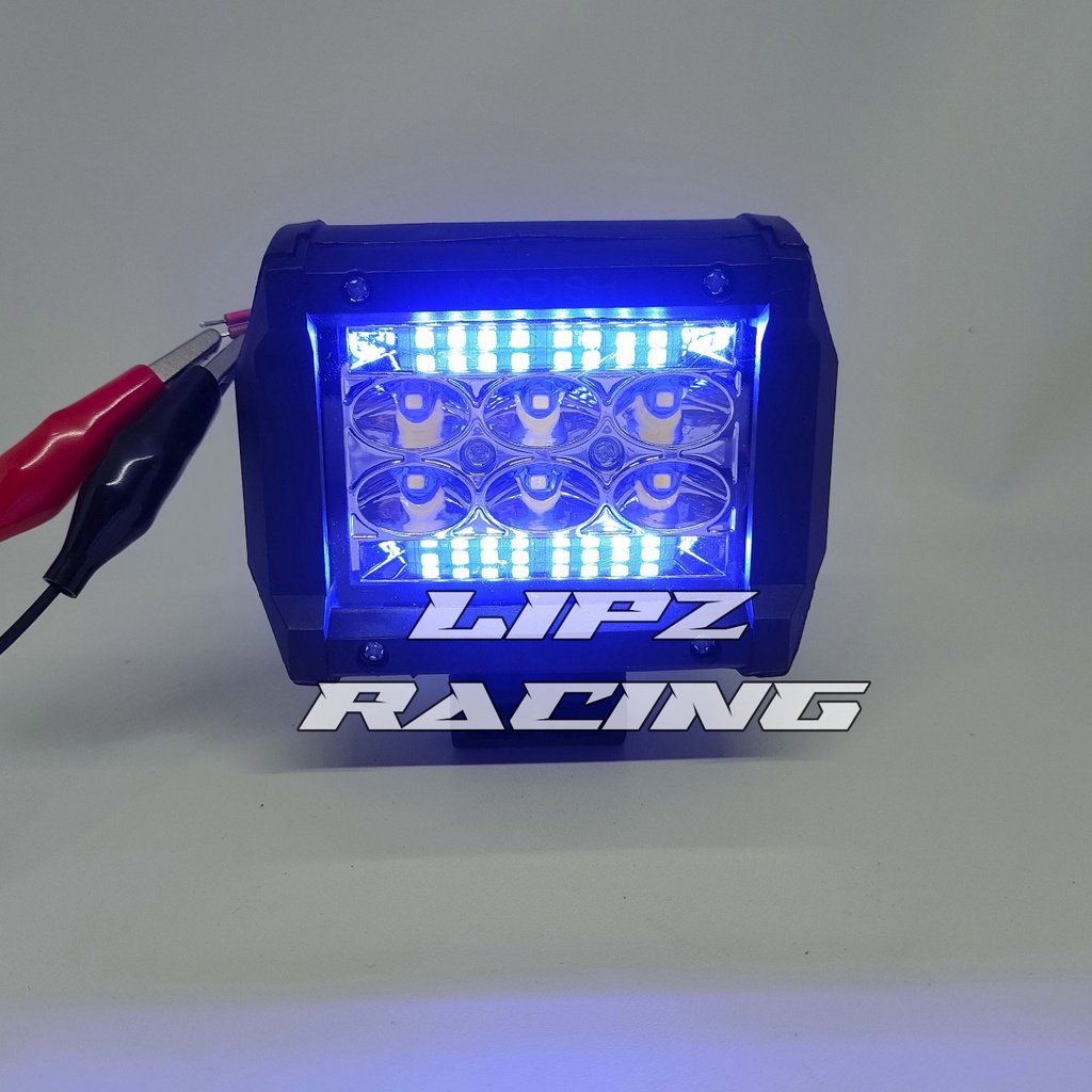 LAMPU TEMBAK LED MODEL 4612 WHITE / BLUE   LAMPU TEMBAK MOTOR