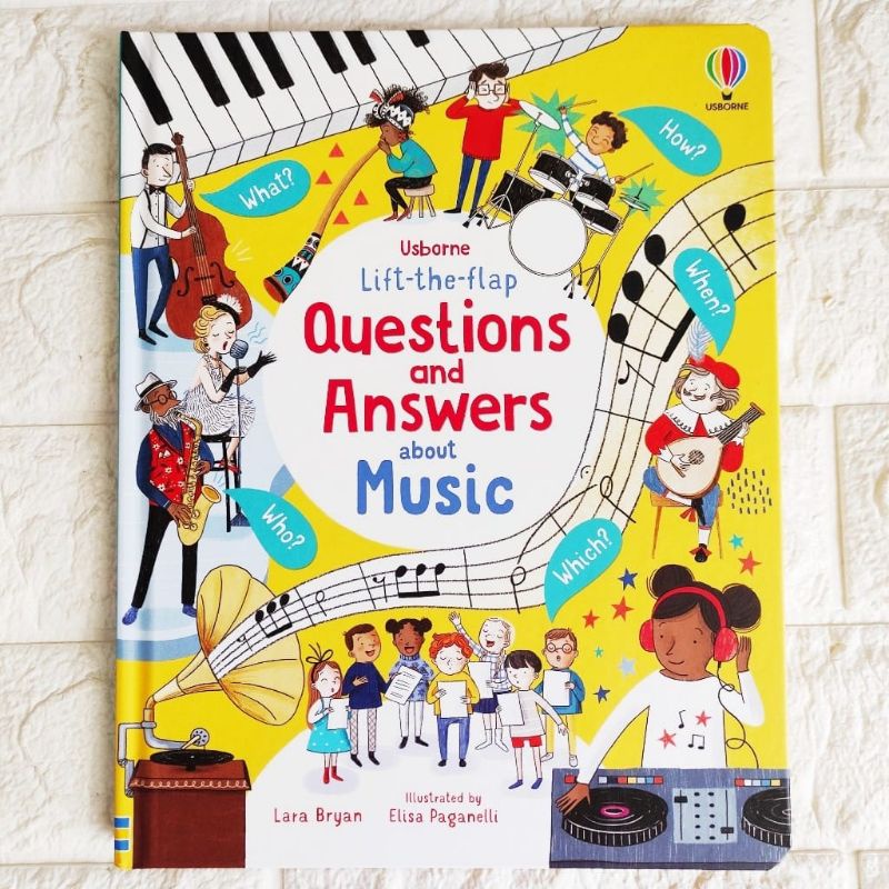 

Usborne Lift the Flap Questions and Answers about Music / usborne book / buku anak