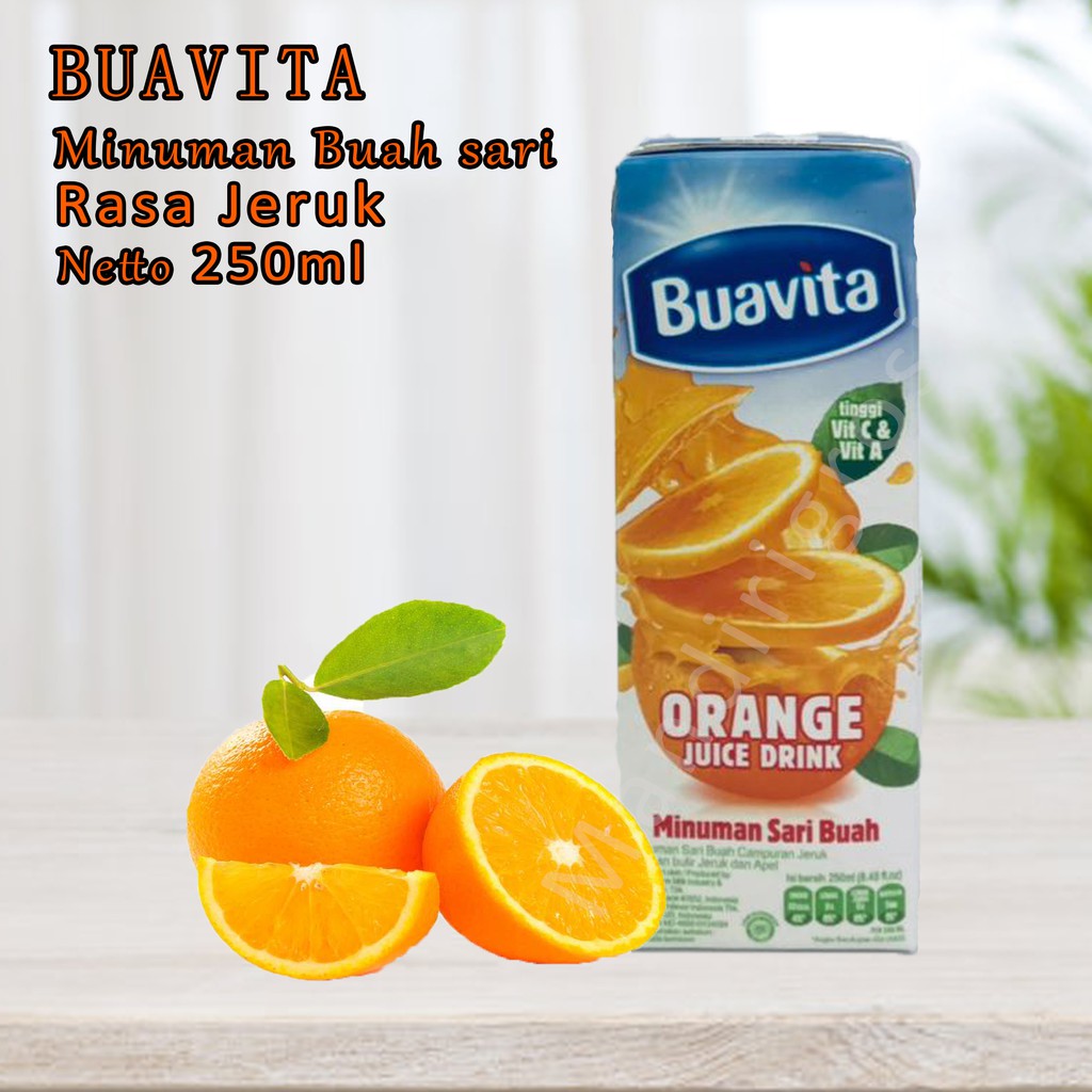 

Minuman Sari Buah * Buavita * Orange * 250ml