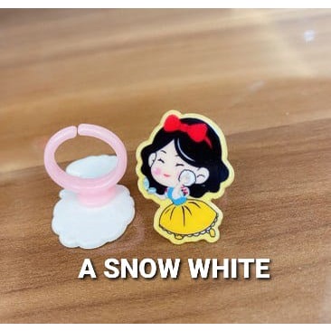 CINCIN CHIBI PRINCESS AKSESORIS ANAK KOREA IMPOR MAINAN ANAK PRINCES ELSA CINDERELLA RAPUNZEL MERMAID LUCU