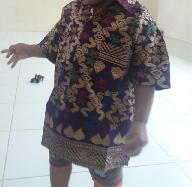 Batik Anak/ Baju Anak/ Baju Batik/ Seragam Sekolah/hem Batik Anak