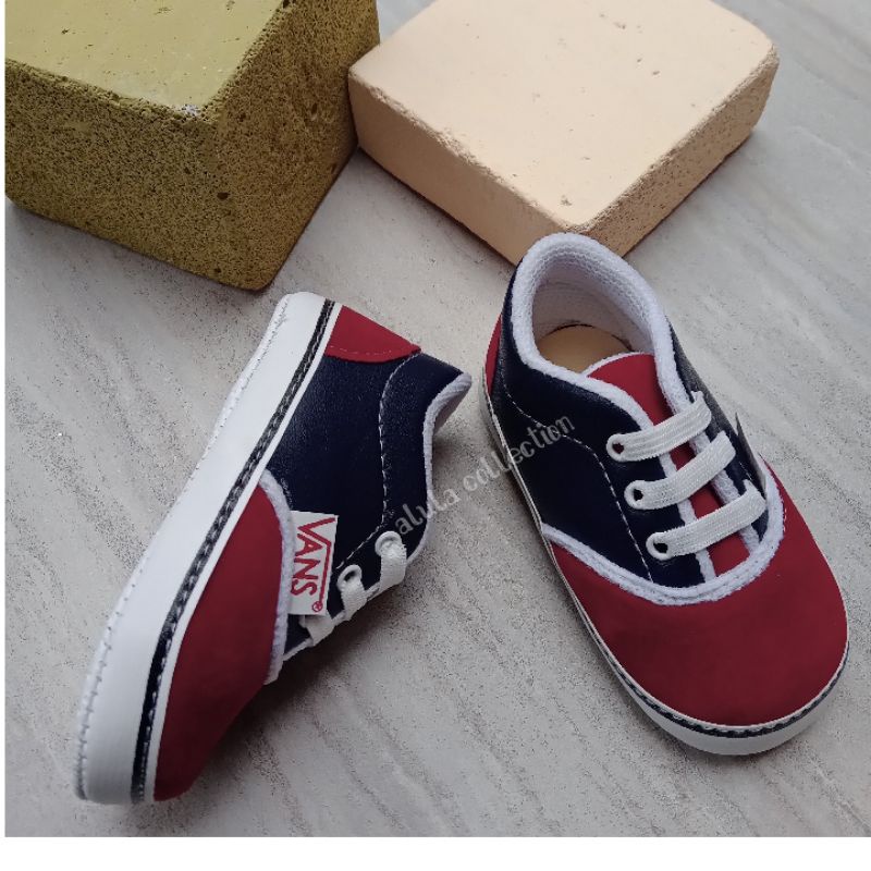 Sepatu bayi prewalker unisex slip sepatu bayi laki laki perempuan umur 0-12 bulan model Vns Classic