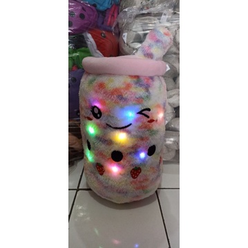 Boneka Boba Jumbo Rainbow LED Label SNI