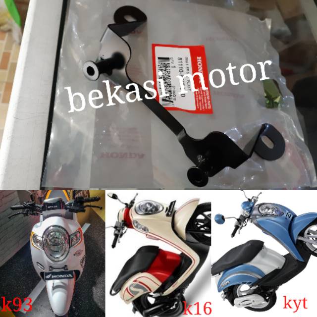 dudukan bracket plat nomer honda  scoopy  karbu scoopy  F1  