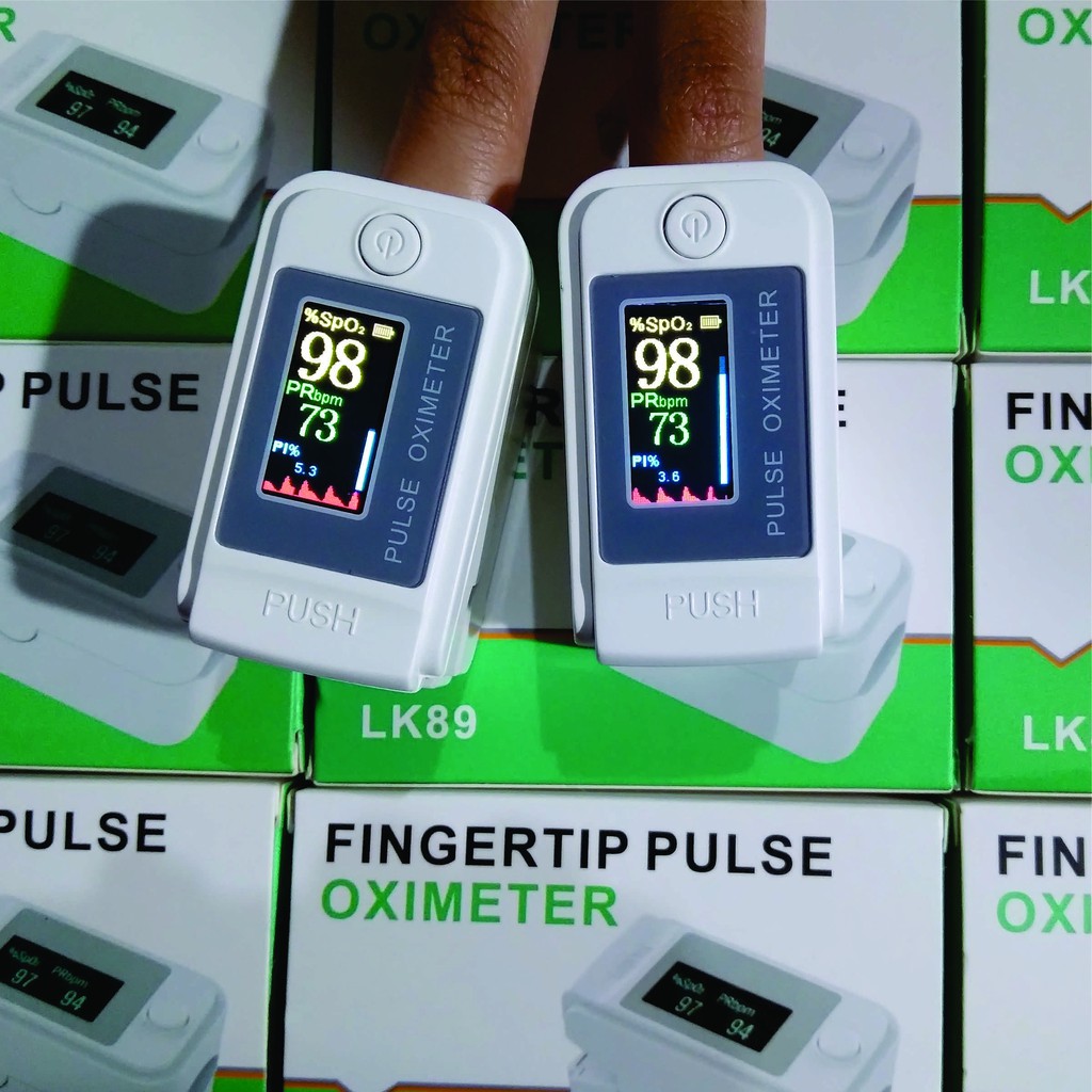 Fingertip pulse oxymeter oximeter LK89 SpO2 pengukur kadar oksigen LK 89