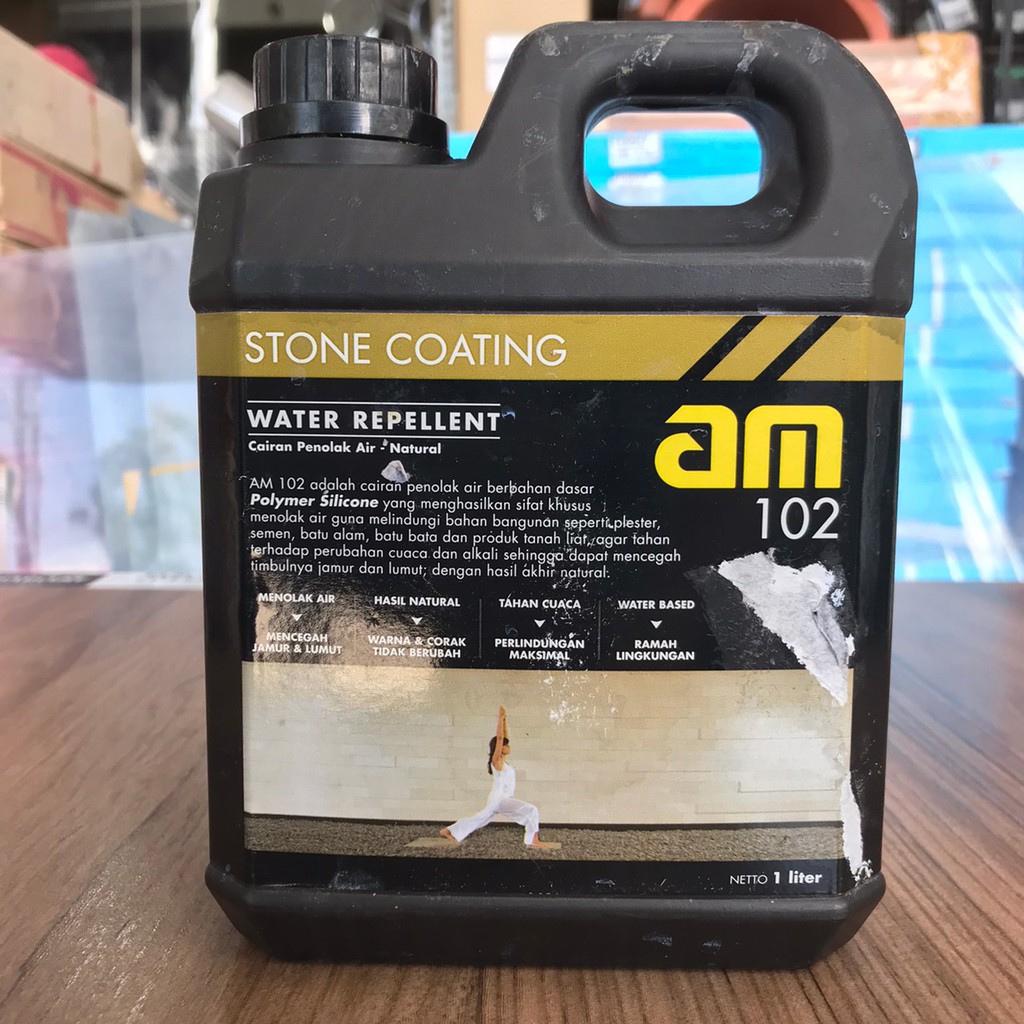 AM 102 STONE COATING/PERNIS DINDING EXPOSE (WATER BASED) 1LTR