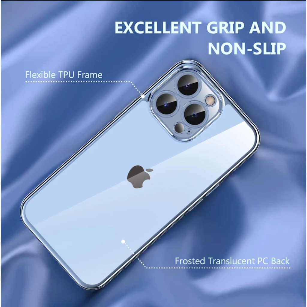 FROSTED MATTE CASE ACRYLIC IPHONE 7+ 8+ X XR XS MAX 11 12 13 14 Pro max 14 plus Case Camera protector cover