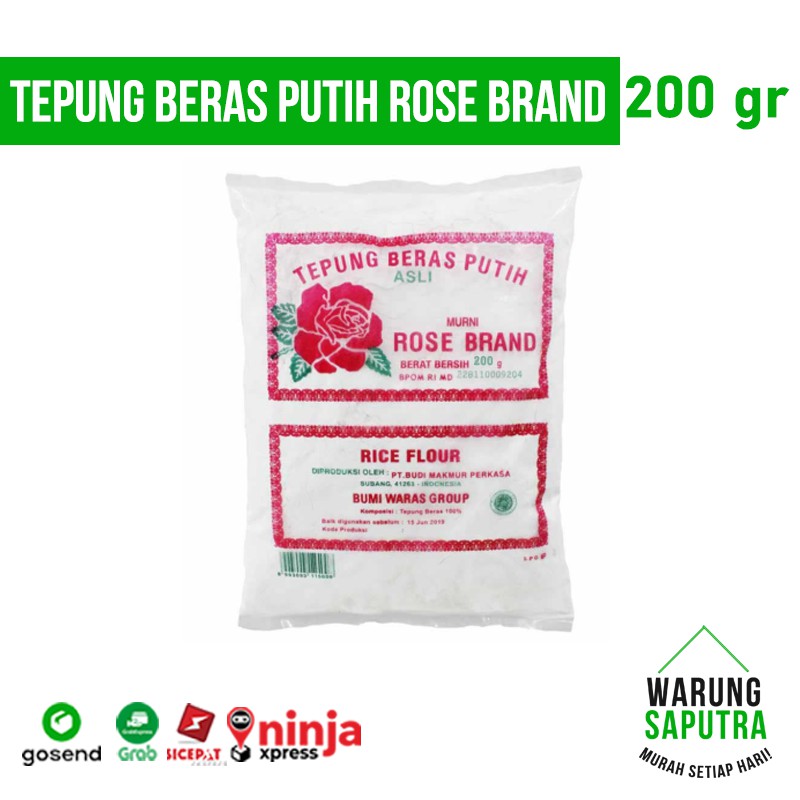 

Tepung Beras Putih Rose Brand Bandung 200g
