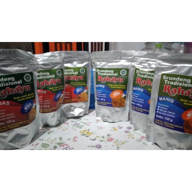 

Serundeng Tradisional Rahayu/Serundeng Gurih/Serundeng Bergizi/Serundeng Original/Makanan tanpa pengawet