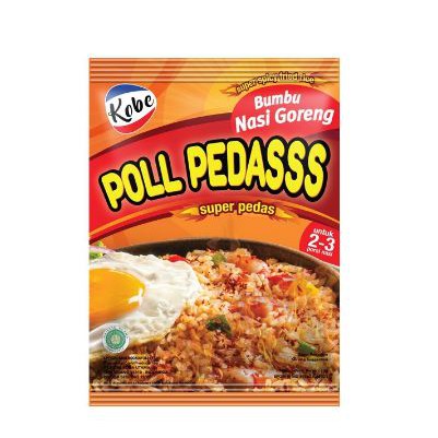 

Kobe Bumbu Nasi Goreng Poll Pedas 20 gr