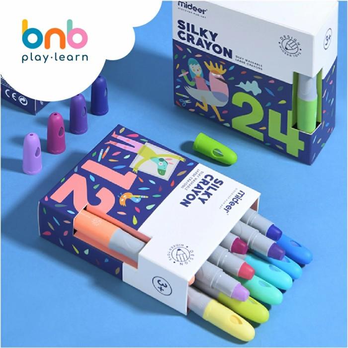 

Mideer Silky Crayon (Isi 12,24,36)