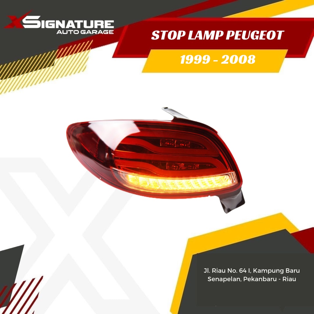 STOP LAMP PEUGEOT 206 LED BENZ STYLE RED 1999-2008