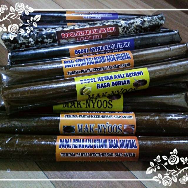 

Dodol betawi maknyoos gulungan rasa random berat 100 grm#oleh2 jakarta#makanan khas betawi#kuliner jadul#kue tradisional#oleh2 pulang kampung#cemilan enak#