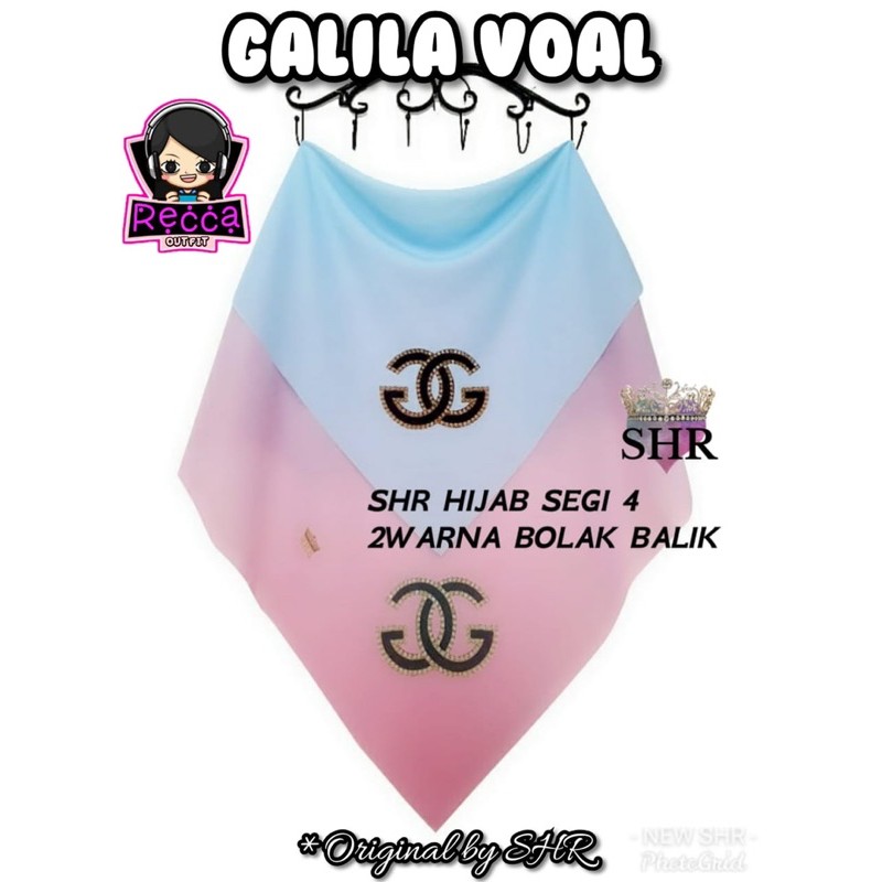 Jilbab Segi 4 Kerudung Ori by SHR recca.