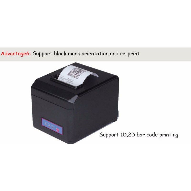 Thermal Receipt Printer 80mm AUTO CUTTER with WiFi / LAN / USB Port