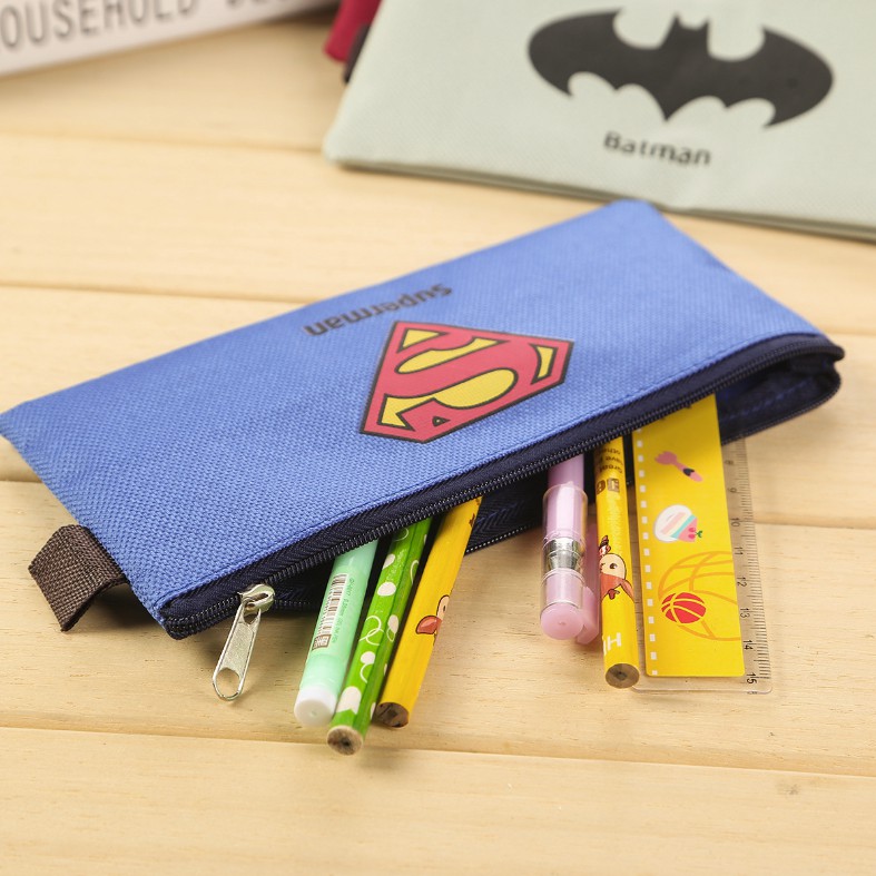 MURMURE.ID | TEMPAT PENSIL KOTAK PENSIL SUPERHERO TRANSF0RMER SUPERM4N B4TMAN PC022-2