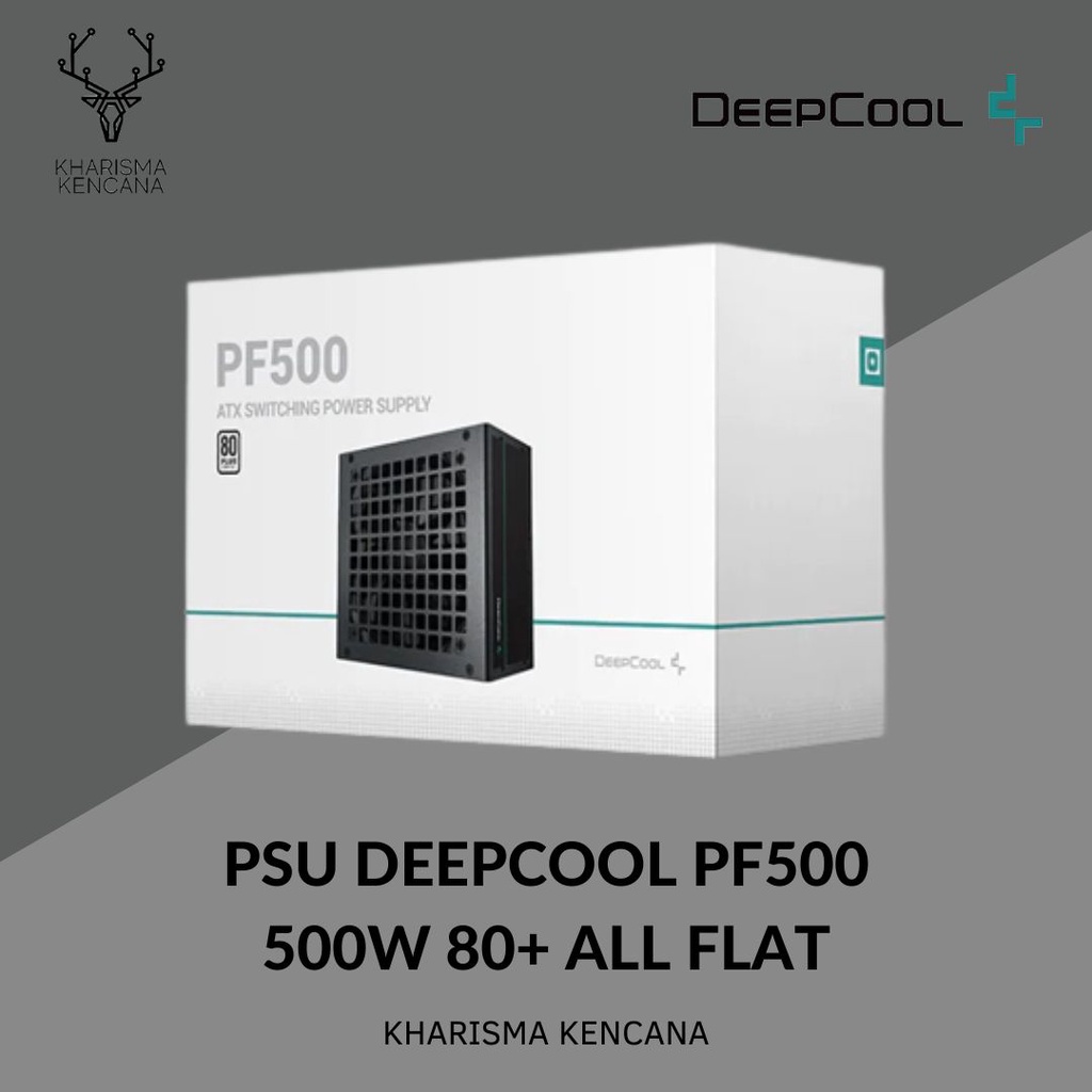 PSU DEEPCOOL PF500 500W 80+ ALL FLAT