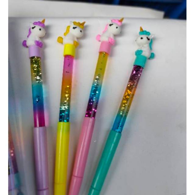 

Pen gel Unicorn duduk isi 16 pcs