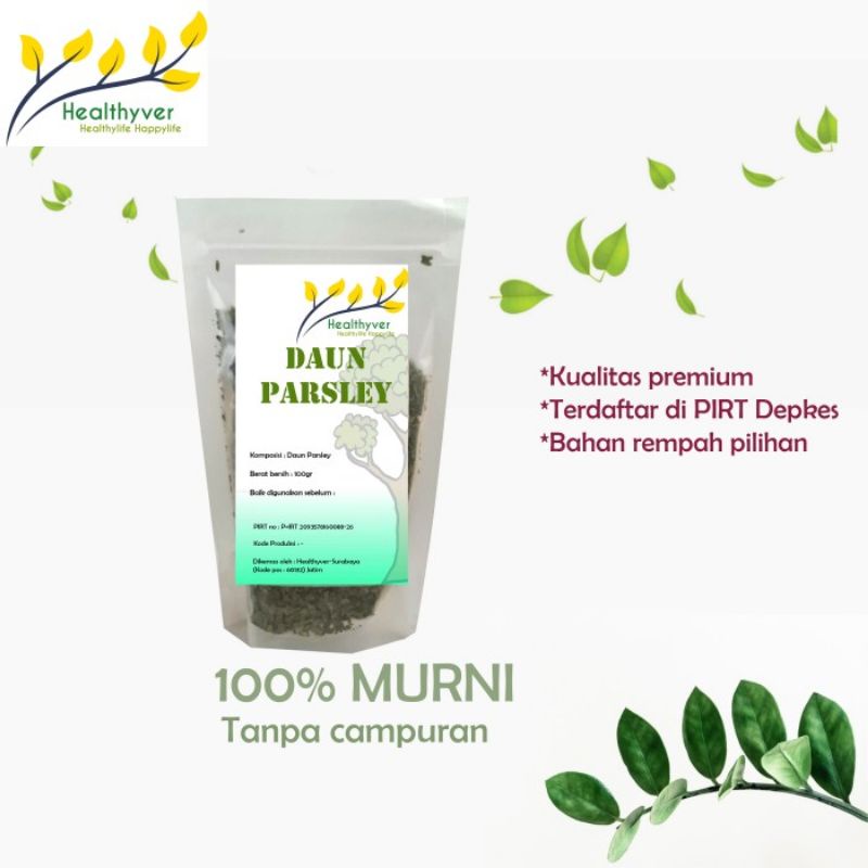 

HEALTHYVER Parsley Kering USA / Daun Parsley Kering / Peterseli 100gr