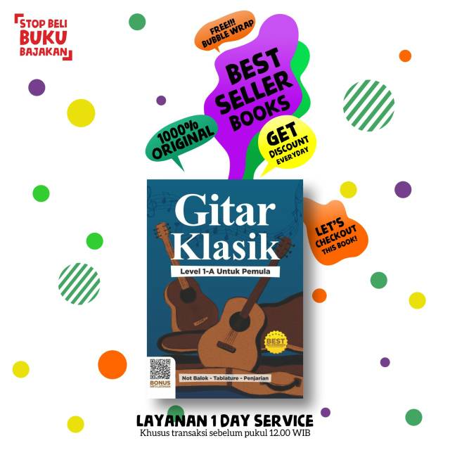 BARU BUKU GITAR KLASIK LEVEL 1A